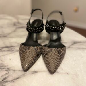 ❌SOLD❌COACH mid heel sling back